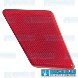 Tail Light Reflector, Red, Right Tail Light Reflector, Red, Right