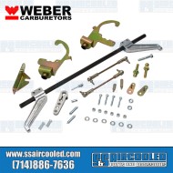 Carburetor Linkage Kit, Hex Bar, 48-51 IDA/EPC