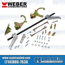 Carburetor Linkage Kit, Hex Bar, 48-51 IDA/EPC