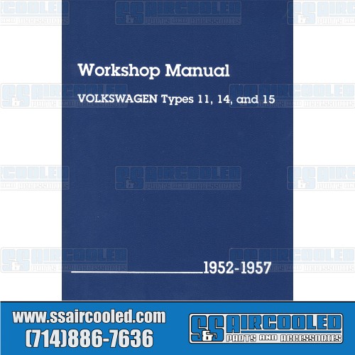 Repair Manual, Bug & Karmann Ghia 1952-1957