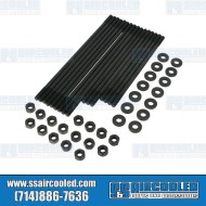 Head Studs, 10mm, 11mm Longer, Dual Port, Chromoly