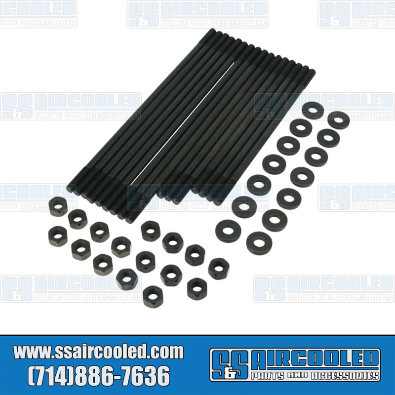 VW Head Studs, 8mm, 11mm Longer, Dual Port, Chromoly, AC101029LB