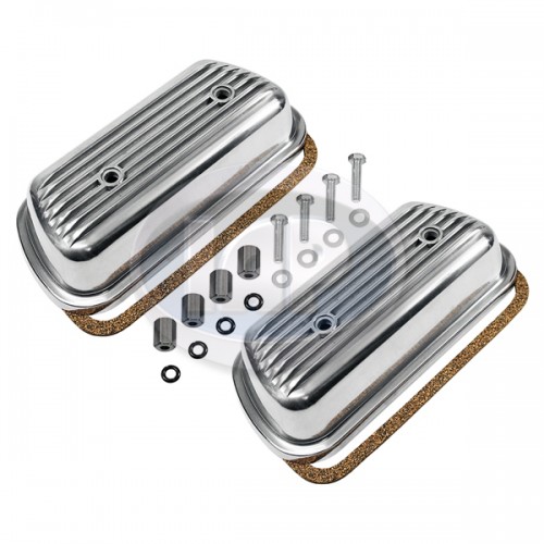 Valve Covers, BoltOn, Aluminum, VW Bug, Super Beetle, Ghia, Bus, Type 3, Thing