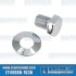 Crankshaft Pulley Bolt & Washer, Extra Long, Chrome