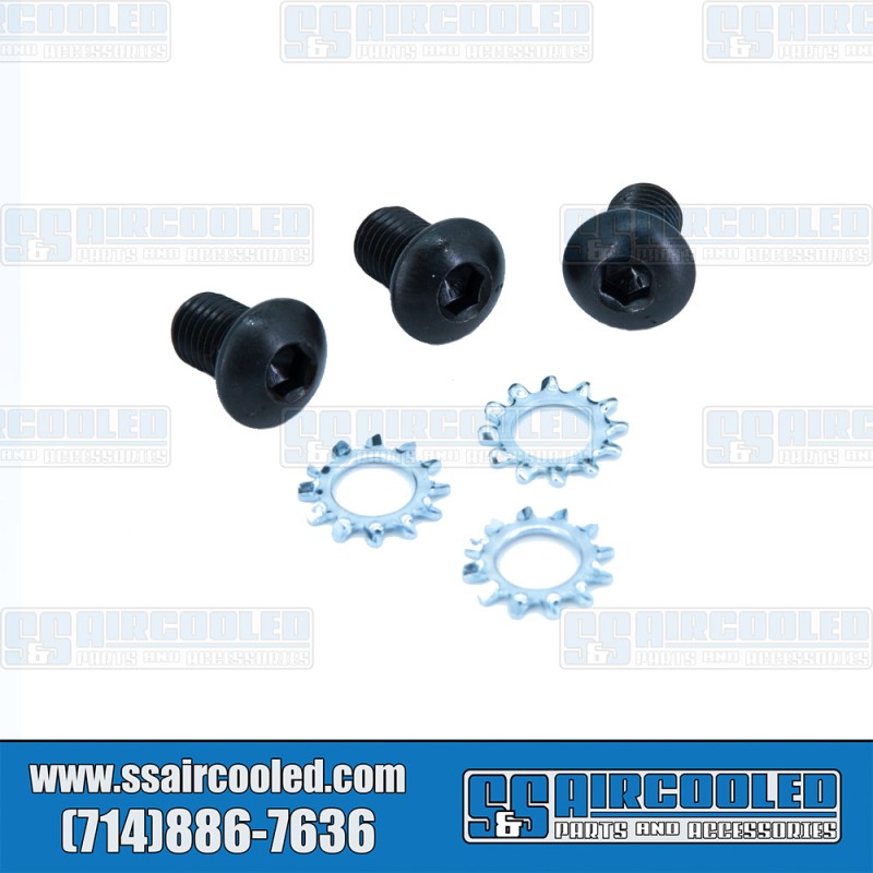 VW Camshaft Gear Bolts, Button Head w/Washers, AC109308B VW Camshaft Gear Bolts, Button Head w/Washers, AC109308B