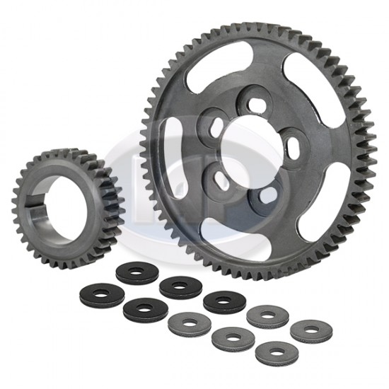 VW Camshaft Gear Set, Straight Cut, Adjustable, Forged, AC109320B VW Camshaft Gear Set, Straight Cut, Adjustable, Forged, AC109320B