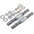 Rocker Shaft Kit, Solid Shaft w/Floating Spacer, Includes Shims