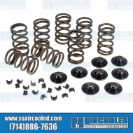 Valve Spring Kit, Single Springs, Chromoly Retainers, Hardened Valve Locks Valve Spring Kit, Single Springs, Chromoly Retainers, Hardened Valve Locks