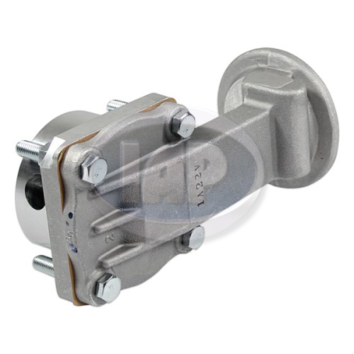 Oil Pump, 32mm Gears, 8mm Studs, Flat Camshaft, Full Flow Style with Filter Adapter, Aluminum