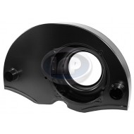 Fan Shroud, 36hp Doghouse, w/Heater, Black Fan Shroud, 36hp Doghouse, w/Heater, Black