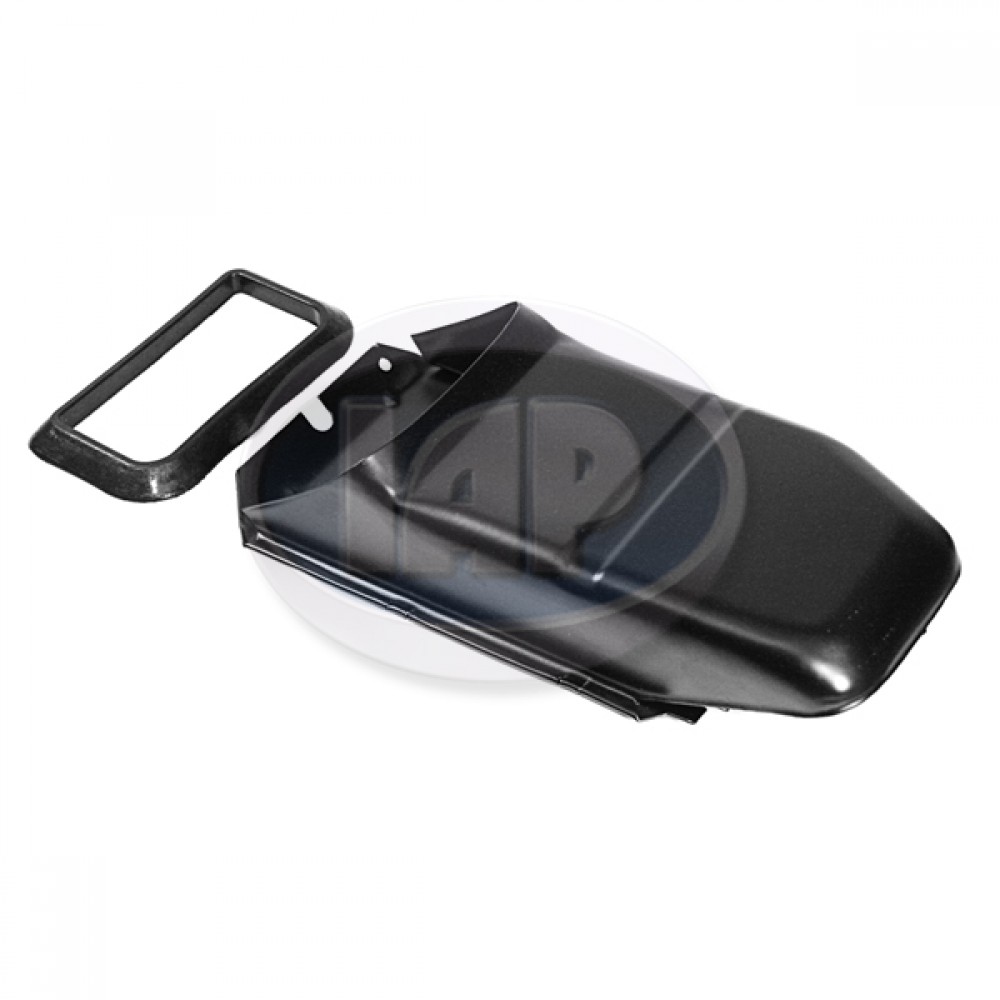 Oil Cooler Tin, 113119419, Dog House, Lower, Black, VW Bug, Super