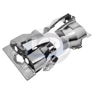 Cylinder Head Tin, Single Port, Left and Right, Chrome Cylinder Head Tin, Single Port, Left and Right, Chrome