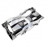 Cylinder Head Tin, Dual Port, Left and Right, Chrome Cylinder Head Tin, Dual Port, Left and Right, Chrome