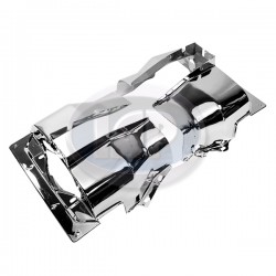 Cylinder Head Tin, Dual Port, Left and Right, Chrome Cylinder Head Tin, Dual Port, Left and Right, Chrome