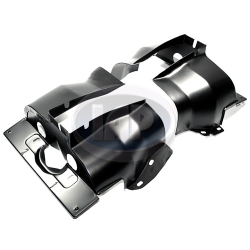 Cylinder Head Tin, Single Port, Left and Right, Black