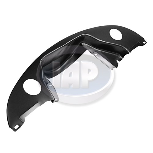 Rear Tin, Pulley, w/Heat, w/o Pre-Heat, Black