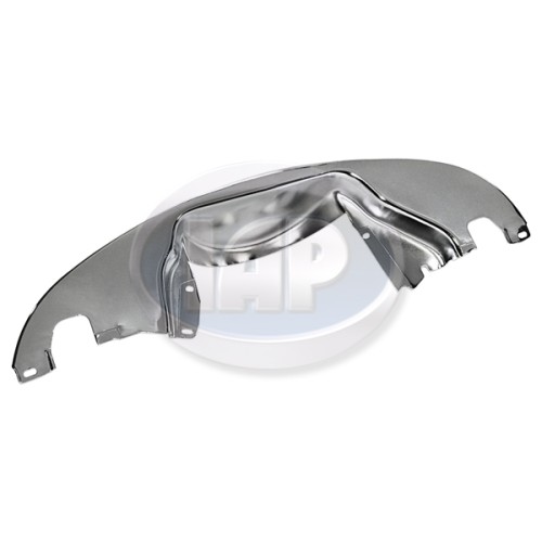 Rear Tin, Pulley, w/o Heat, w/Pre-Heat, Chrome