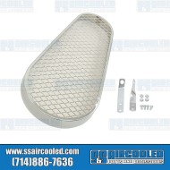 Mesh Pulley Guard, Chrome