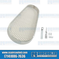 Mesh Pulley Guard, Chrome Mesh Pulley Guard, Chrome