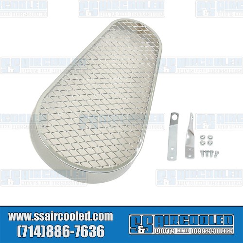 Mesh Pulley Guard, Chrome