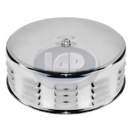 Air Filter Assembly, Stock/ICT/EPC, Round, Foam Element, Chrome w/Louvers Air Filter Assembly, Stock/ICT/EPC, Round, Foam Element, Chrome w/Louvers