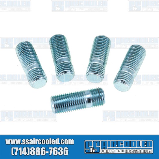 VW Wheel Studs, M14-1.5 to M14-1.5, 40mm, Screw-In Style, AC6012150, VW Bug, Super Beetle, Ghia, Bus, Type 3, Thing