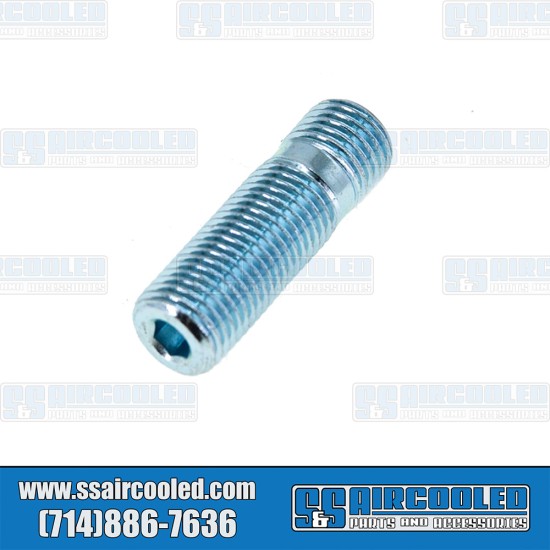 VW Wheel Stud, M14-1.5 to M14-1.5, 45mm, Screw-In Style, AC6012175, VW Bug, Super Beetle, Ghia, Bus, Type 3, Thing