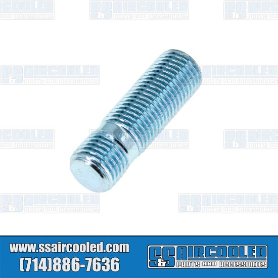 VW Wheel Stud, M14-1.5 to M14-1.5, 45mm, Screw-In Style, AC6012175, VW Bug, Super Beetle, Ghia, Bus, Type 3, Thing