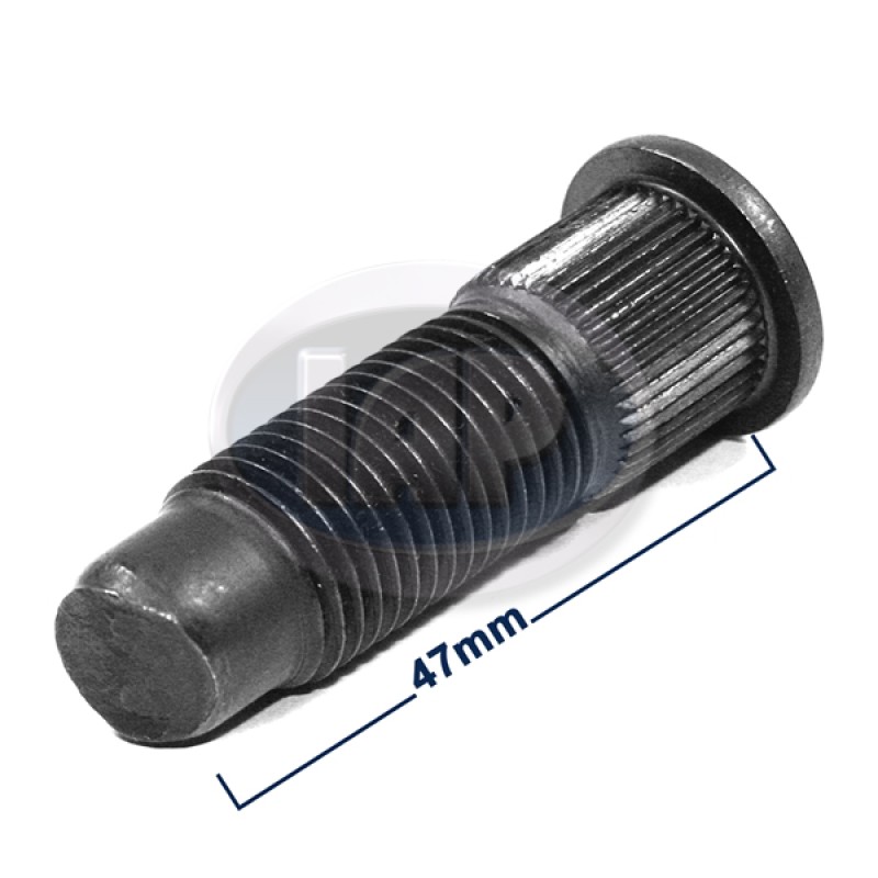 VW Wheel Stud, M14-1.5, 47mm, Stock, Press-In Style, 211405591 VW Wheel Stud, M14-1.5, 47mm, Stock, Press-In Style, 211405591