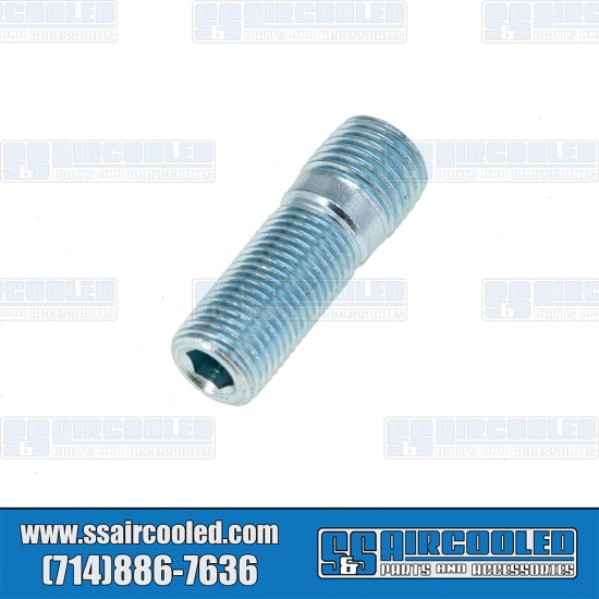 EMPI VW Wheel Stud, M14-1.5 to 1/2-20, 40mm, Screw-In Style, 00-9515-0