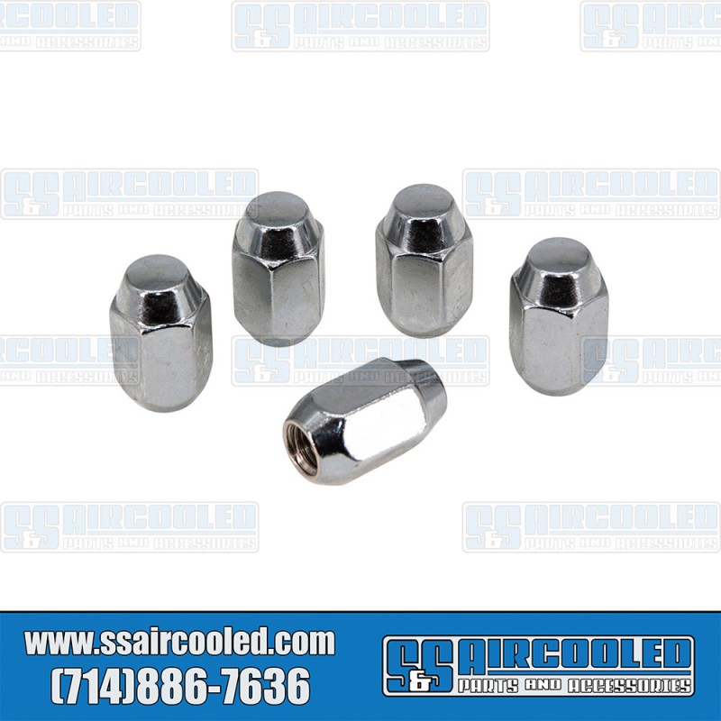 EMPI VW Lug Nuts, M12-1.5, 60 deg. Taper, Acorn Style, 00-9537-0