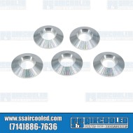 Lug Nut Washers, 60 deg, Aluminum