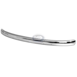 Front Bumper, No Overrider, Chrome Front Bumper, No Overrider, Chrome