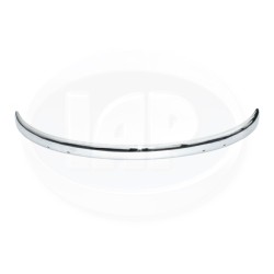 Rear Bumper, No Overrider, Chrome Rear Bumper, No Overrider, Chrome