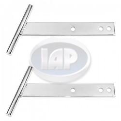 T-Bars, Front or Rear, Steel, Chrome