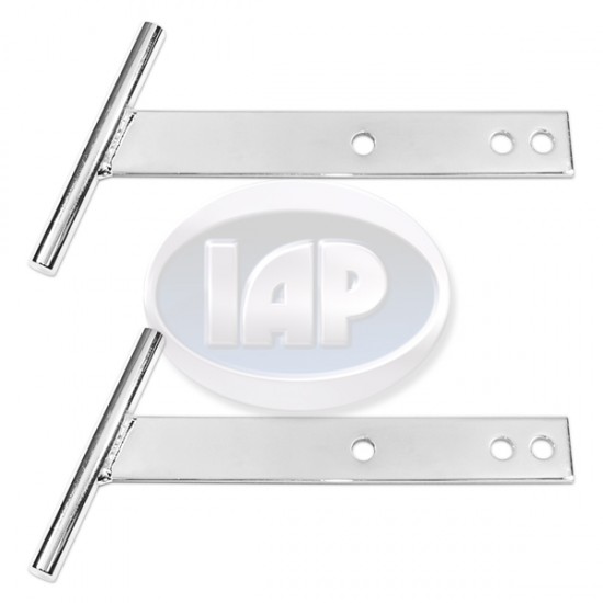  VW T-Bars, Front or Rear, Steel, Chrome, AC707511B