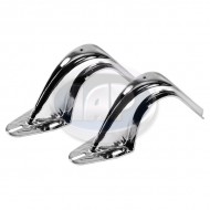 Deck Lid Hinge Bracket, Left & Right, Chrome Deck Lid Hinge Bracket, Left & Right, Chrome