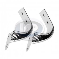 Deck Lid Hinge Bracket, Left & Right, Chrome