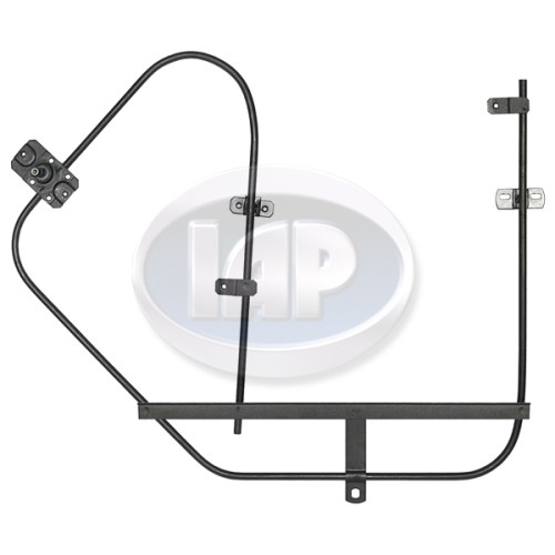 Window Regulator, Stock, One Piece Windows, Right Window Regulator, Stock, One Piece Windows, Right