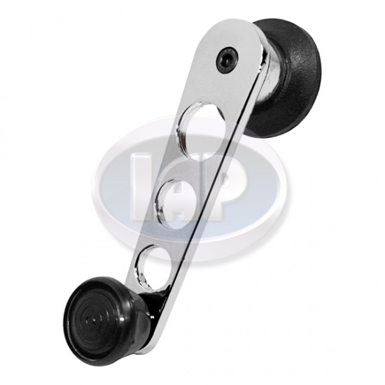  VW Window Winder, Left or Right, Chrome w/Black Knob, AC837610B