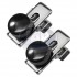 Vent Window Locks, Universal, Left & Right, Chrome