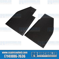 Floor Mats, Rubber, Front, Left & Right