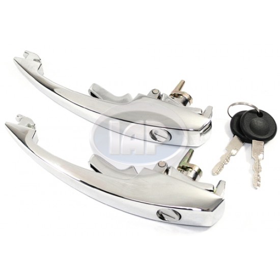  VW Door Handles, Outside, Left & Right, w/Keys, 113898205M