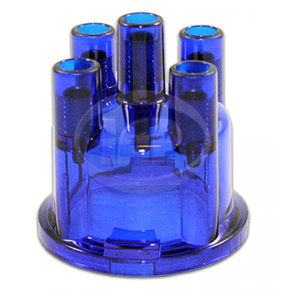 Distributor Cap, Translucent Blue, Fits 009 Style Distributors