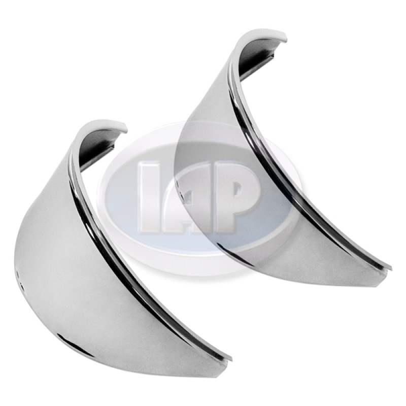 VW Headlight Eyebrows, Smooth, Chrome, AC941301B VW Headlight Eyebrows, Smooth, Chrome, AC941301B