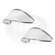 Headlight Eyebrows, Smooth, Stainless Steel Headlight Eyebrows, Smooth, Stainless Steel
