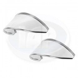 Headlight Eyebrows, Smooth, Stainless Steel Headlight Eyebrows, Smooth, Stainless Steel