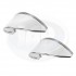 Headlight Eyebrows, Smooth, Stainless Steel