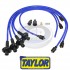 Spark Plug Wires, 8mm Spiral Core, Blue, Silicone