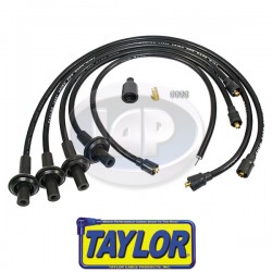 Spark Plug Wires, 10.4mm Spiro-Pro, Black, Silicone Spark Plug Wires, 10.4mm Spiro-Pro, Black, Silicone